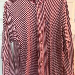 Men's Red Checkered Shirt